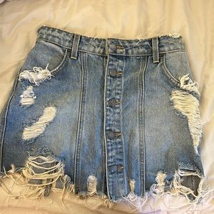 Carmar Jean skirt size 26